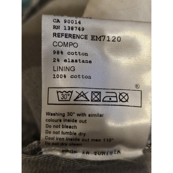 Etienne Marcel Red Zipper Zebra Jeans Women's 28 Gray/Black - Picture 5 of 9